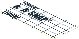 Sticker  1.8 x  3.8 with "& A SNAP" Sign