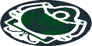 Sticker  1.9 x  1.9 Round with Hot Heat Sensitive UFO Alien Head