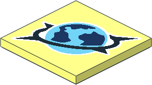 Tile  4 x  4 with Arctic Explorer Symbol Pattern