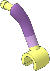 Figure Friends Female Left Arm with Lavender Sleeve and Medium Lavender Cuff Pattern