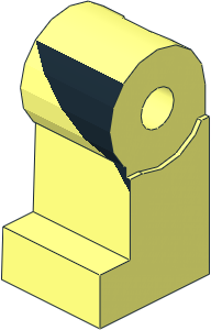 Minifig Leg Right with Black Leotard Pattern