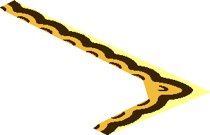 ~Tile  1 x  2 with "WONKA'S GOLDEN TICKET" Corner Pattern