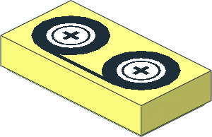 Tile  1 x  2 with Tape Reels Pattern