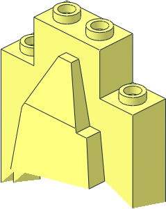 ~Panel  2 x  4 x  6 Rock - Dual Mold Upper Half