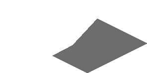 ~Sticker  0.8 x  3.1 with White Trapezoid on Grey Background Left - Third Face