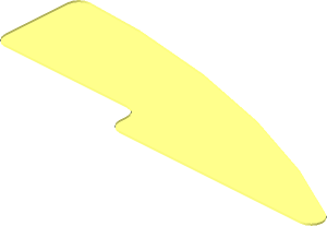 ~Sticker Back  0.8 x  2.4 for Side of Slope Brick Curved  3 x  1