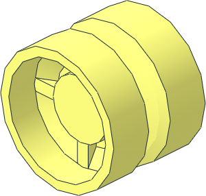 Wheel Rim 14 x 17 with  4 Spokes