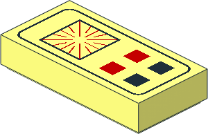 Tile  1 x  2 with Computer Pattern