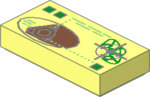 Tile  1 x  2 with Mars Orbit Display Pattern