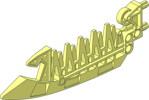 Constraction Blade 16.5L with  2 Axles  3 Pinholes and Teeth