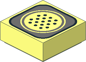 Tile  1 x  1 with Speaker Pattern