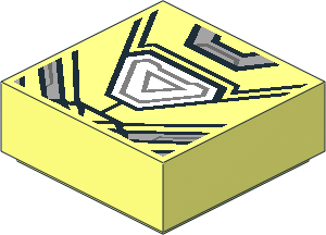 Tile  1 x  1 with Iron Man Armour and White Hexagonal Reactor Pattern