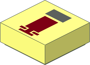Tile  1 x  1 With SW Mini Snowspeeder Pattern