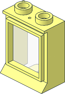 Window  1 x  2 x  2 Classic with Long Sill (Complete)