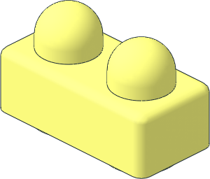 Duplo Primo Brick  1 x  2