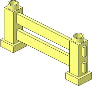 Duplo Fence  1 x  6 x  2