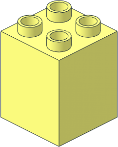 Duplo Brick  2 x  2  x 2