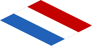Sticker  2.4 x  3 with The Netherlands Flag