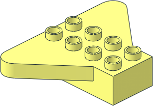 Duplo Brick  2 x  4 with Wings