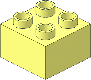 =Duplo Brick  2 x  2