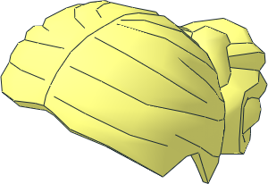 Minifig Hair Female with Elaborate Knot Bun