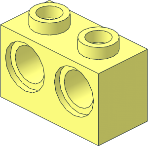 Technic Brick  1 x  2 with Holes