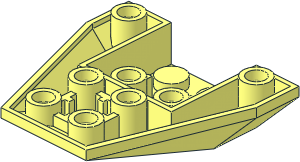 Wedge  4 x  4 Triple Inverted with Ribs between Studs