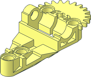 Technic Connector Block  3 x  6 x  1.667 Gearbox