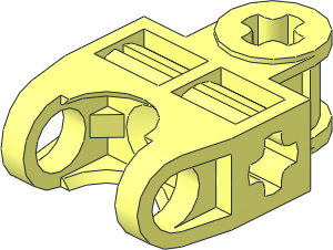Constraction Connector  3 x  2 with Single Round Ball Socket