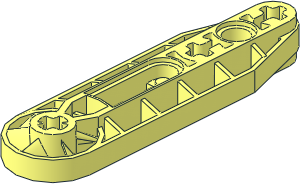 Technic Beam  7 x  1 Liftarm with Ribs and Fan