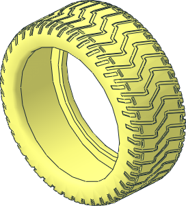 Tyre 32/ 33 x 61 Racing Wet