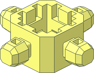 Znap Connector  3 x  3 - 4 Way