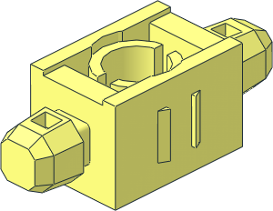 Znap Connector  1 x  3 -  2 Way Axial