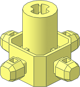 Znap Connector  3 x  3 -  4 Way Axial