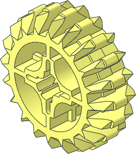 Technic Gear 20 Tooth Double Bevel