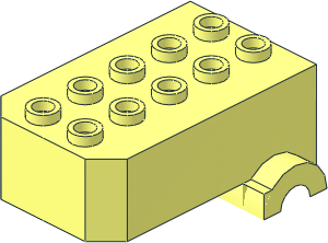 ~Motor Pull Back  4 x  9 x  2.333 Top