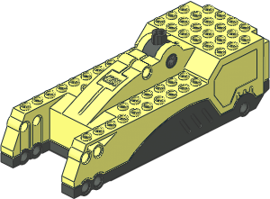 Electric Technic Motor 4.5V  6 x 17 x  5 with Dark Grey Base Type 1