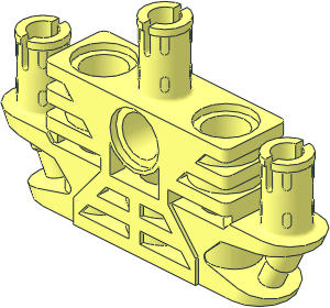 Constraction Torso  5 x  3 with  3 Pins and  6 Pegholes