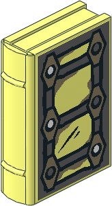 Minifig Book with Book Cover Moria Chronicles Stickers