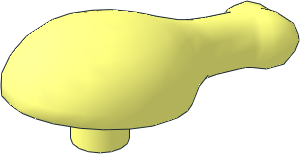 Minifig Food Turkey Leg