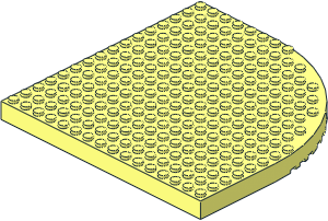 Brick 16 x 16 Quarter Circle