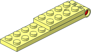 Hinge Plate  2 x  9 with Large Hole (Complete)