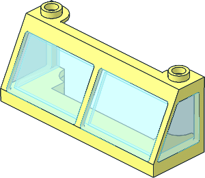 Windscreen  2 x  6 x  2 with TransLightBlue Glass (Complete)