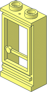 ~Door  1 x  2 x  3 Right with Open Stud with Hole