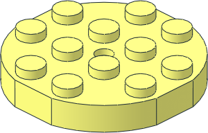 ~Turntable  4 x  4 Dimpled Top
