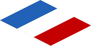 Sticker  2.4 x  3 with France Flag