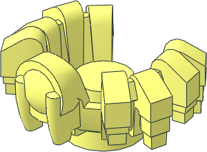 Animal Spider Biomechanical Legs and Head