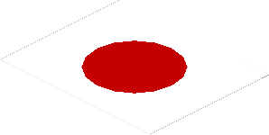 Sticker  2.4 x  3 with Japan Flag