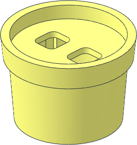 Minifig Costume Flowerpot