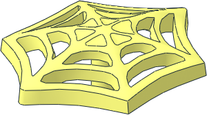 Minifig Weapon Web Effect Web  4 x  3 with Bar